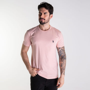 Camiseta RL Básica Rosa Claro