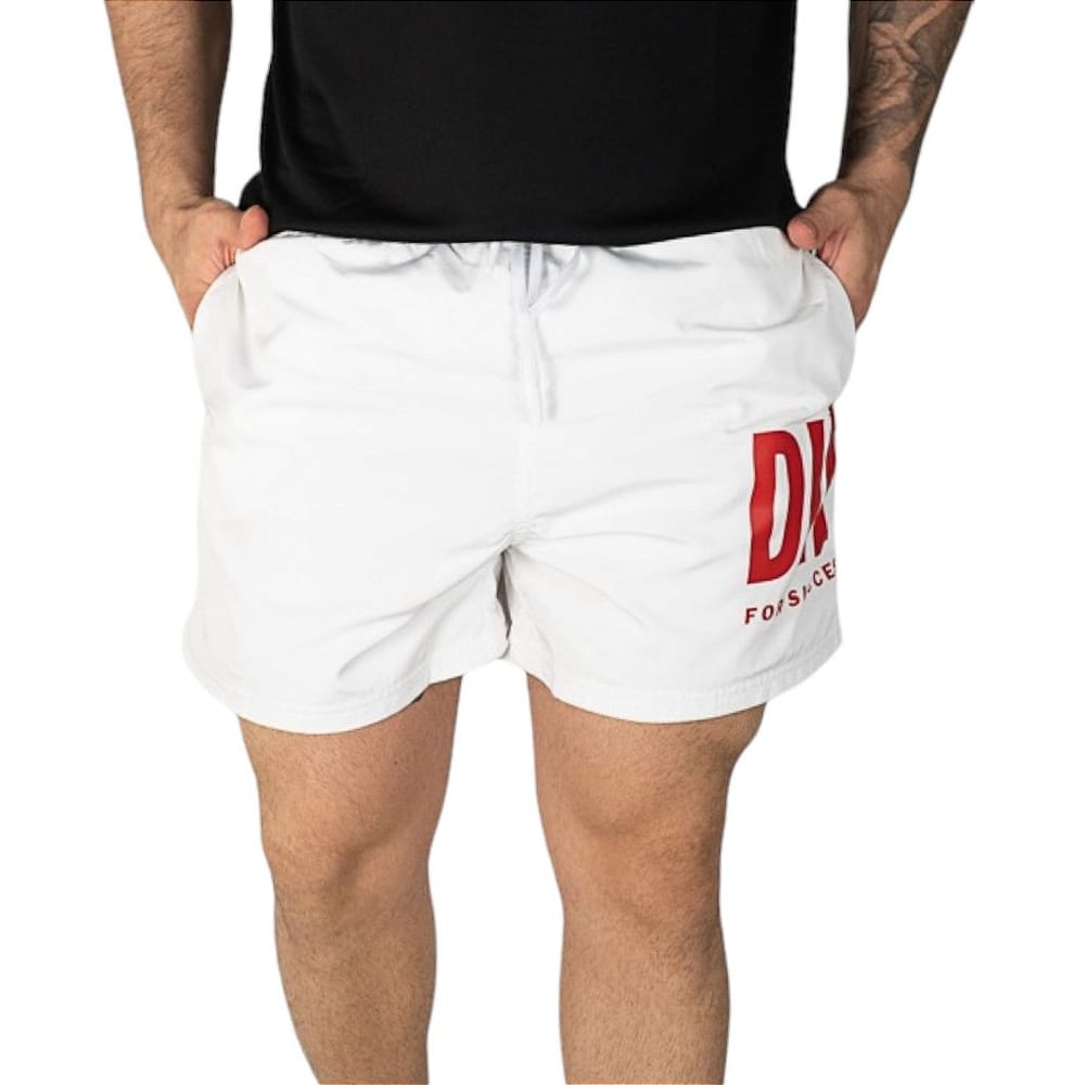 Shorts Diesel Logo Sucess Branco