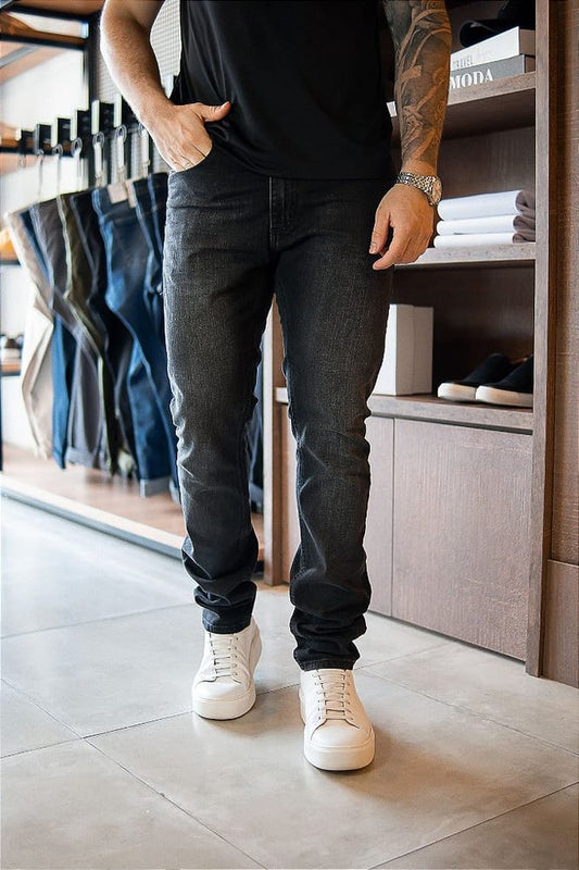 Calça Jeans John John Skinny Kaya Preta Mescla