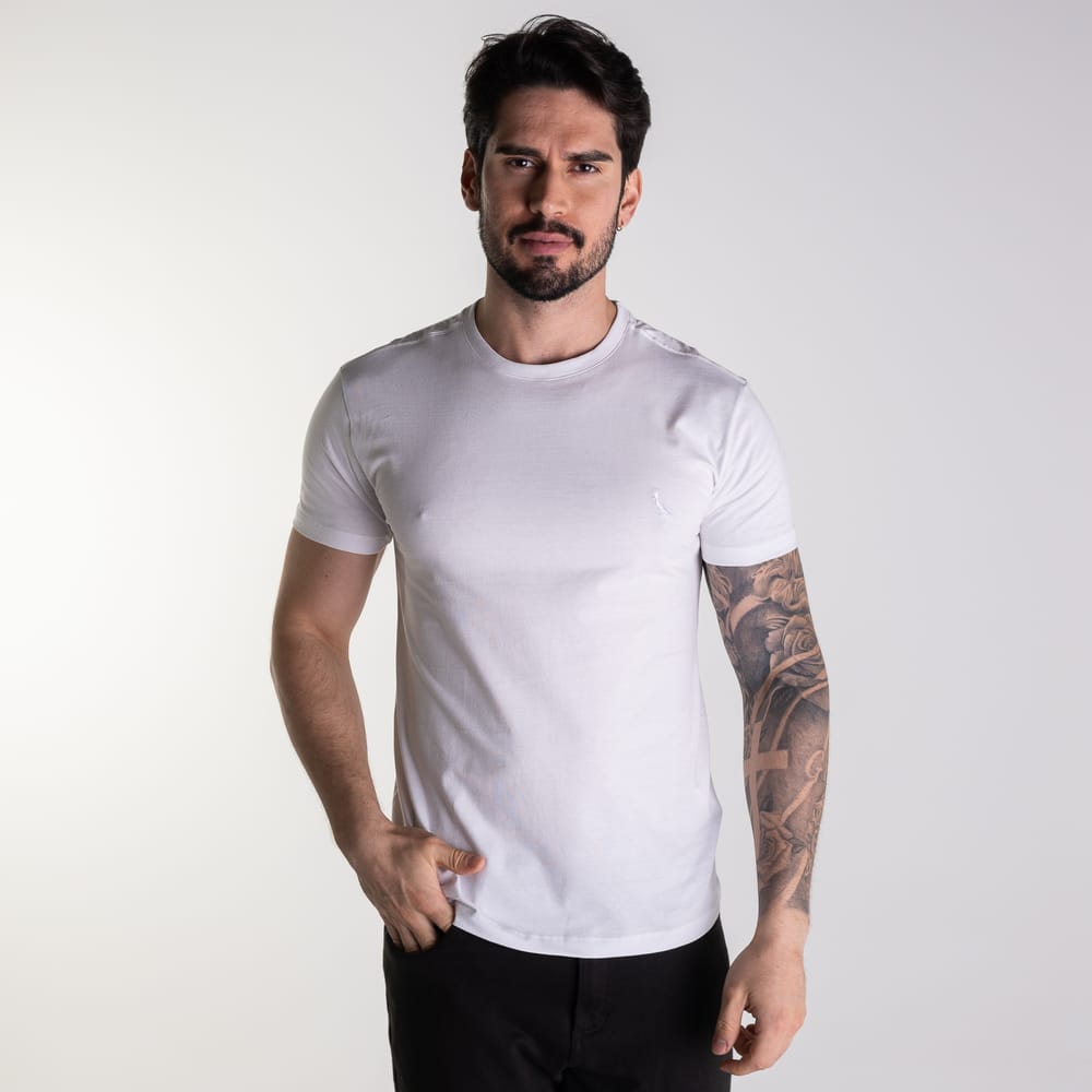 Camiseta Reserva Monocromática Branca