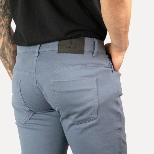 Calça Essencial Tech Moletom Oficina Reserva Azul Índigo