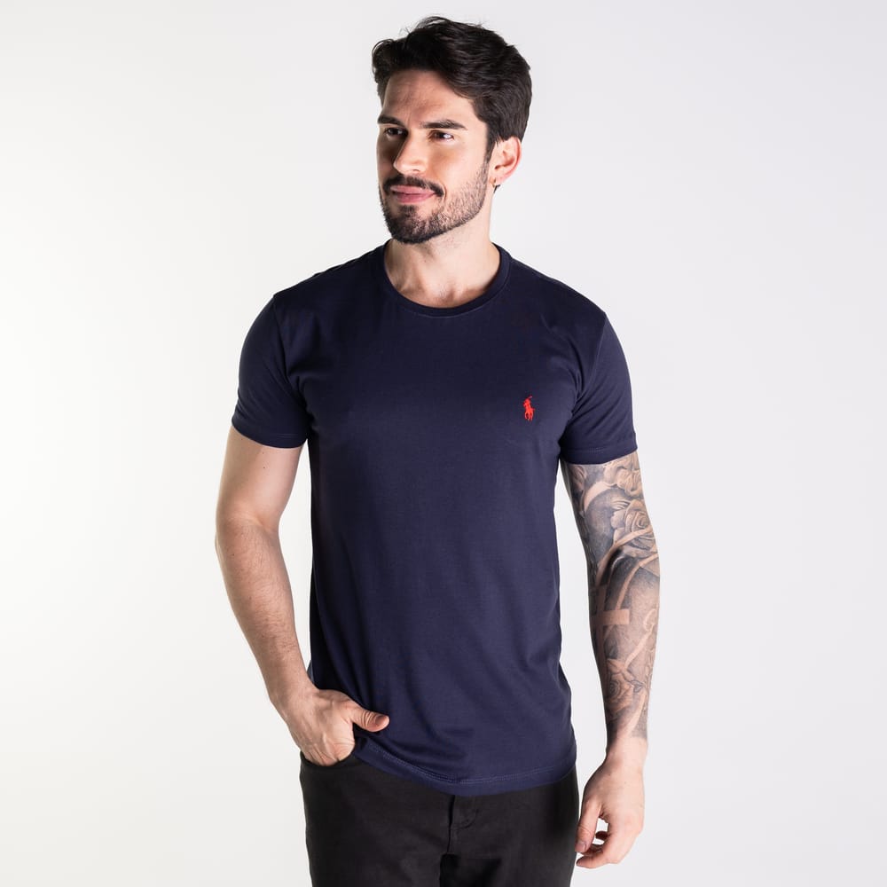 Camiseta Básica RL Azul Marinho