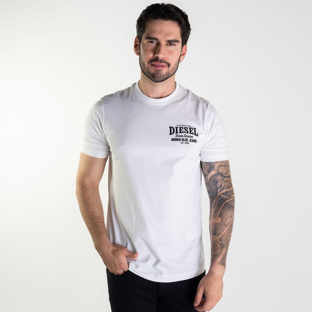 Camiseta Diesel Maglietta Básica Branca