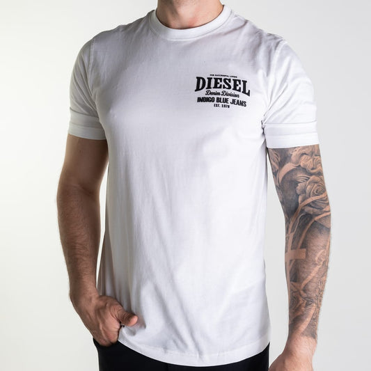 Camiseta Diesel Maglietta Básica Branca