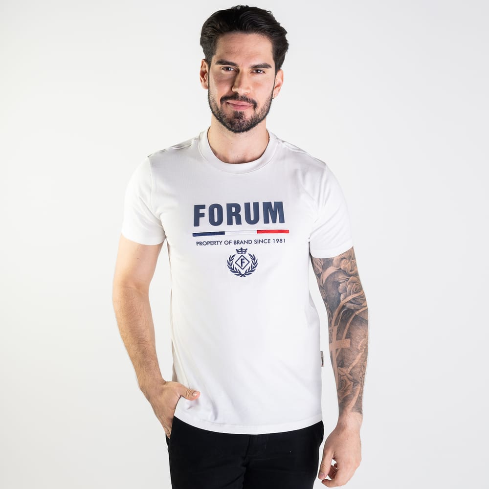 Camiseta Forum Since 1981 Off White