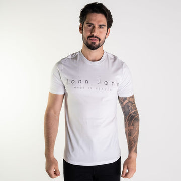 Camiseta John John Line Branca