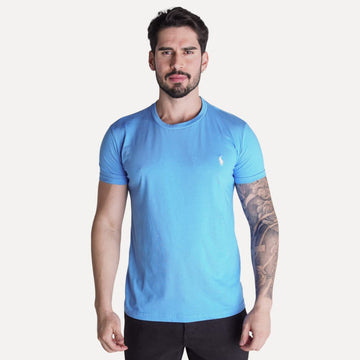 Camiseta RL Básica Azul Céu