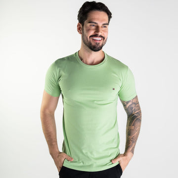 Camiseta Tommy Hilfiger Básica Verde