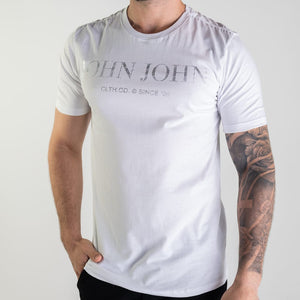 Camiseta John John Brand Branca