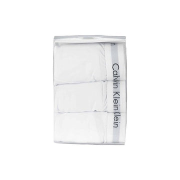 Pack 3 Cuecas Algodão Calvin Klein Branca