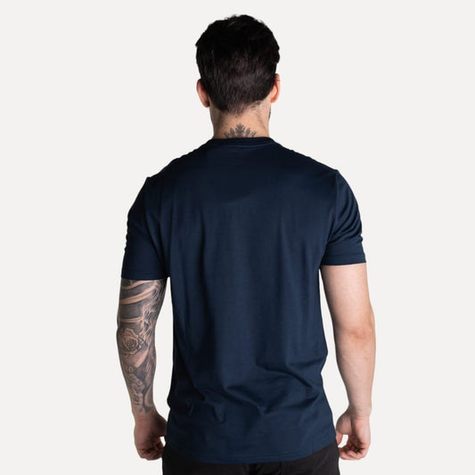 Camiseta Oficina Reserva Tech Modal Azul Marinho