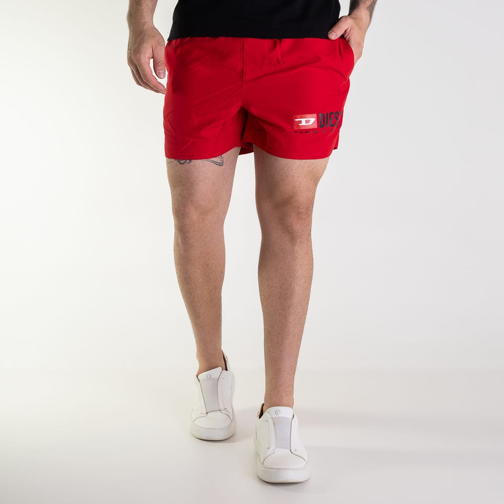 Shorts Diesel Boxer Bmbx-Ken Vermelho